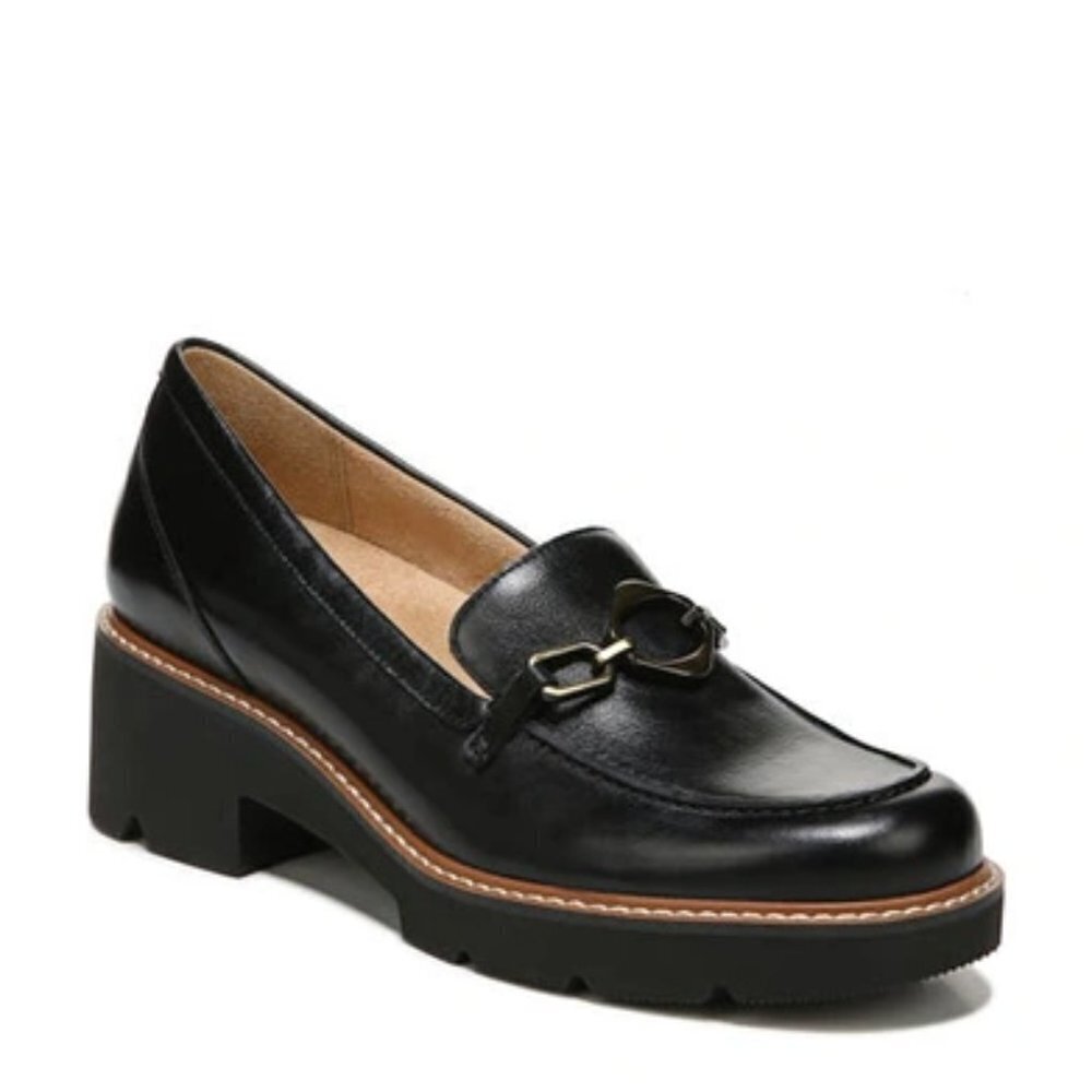Naturalizer Dylan Womens Leather Slip On Loafer (WIDE)